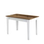 Hanah Home Kiev 511 Mesa de Cocina Nogal y Blanco